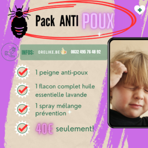 Pack anti-poux pour la rentrée scolaire!